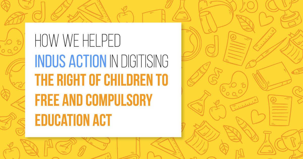 Related article on digitizing the Right to Education Act